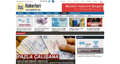 Desktop Screenshot of isghaberleri.com